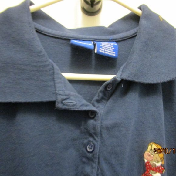 Disney Grumpy Sleeveless Polo Blue Size 2X - Picture 3 of 10